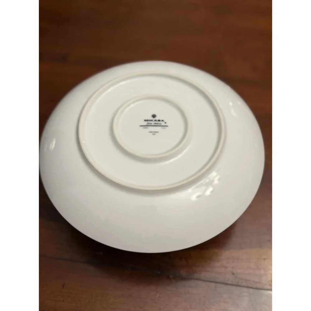 Vintage Mikasa Winthrop 5401 Gravy Boat Attached Underplate Japan Fine China